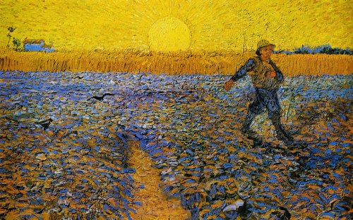 Van Gogh, Sower with Setting Sun, 1888